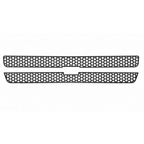 Chevy silverado ld 01-02 black circle punch front metal grille trim cover insert
