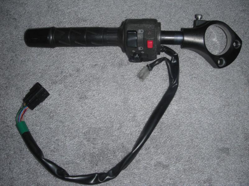 08 zx14 zx-14 left side clip on w/ headlight horn switch