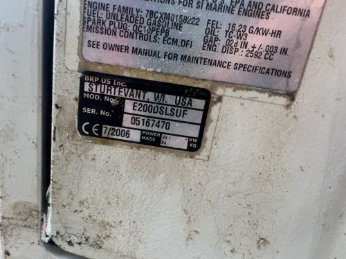 2006 Evinrude 200HP Etec Powerhead Crankcase Assembly Complete E200DSLSUF, US $1,999.00, image 6