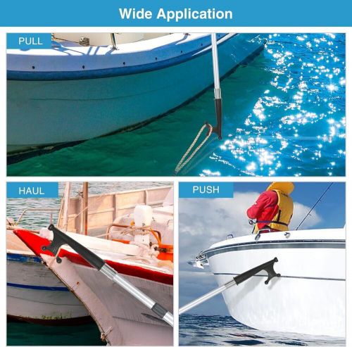 Boat Hook Telescoping Extension Pole Floating Unbreakable Extending 4 To 8 Feet, US $31.67, image 2