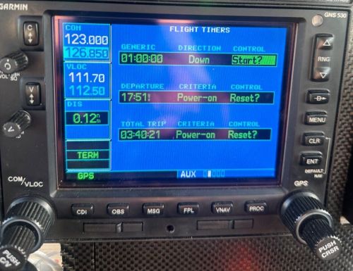 Garmin gns 530w waas gps/nav/comm 14/28v