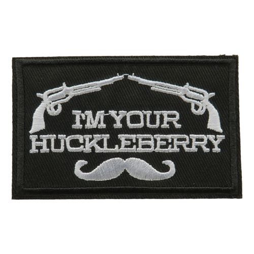 Patch patch i'm your huckleberry punk patch black-