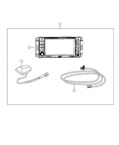 Genuine Mopar Satellite Antenna 5064908AA, US $99.38, image 2