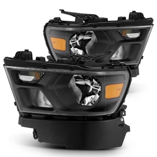BLACK CRYSTAL HEADLIGHTS REPLACEMENT FOR 2019 2020 Ram1500, US $268.38, image 8