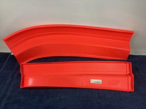 Five Star MD3 EVO Rush Dirt Late Model Lower Valance Full Set Fluorescent Red, US $129.95, image 2