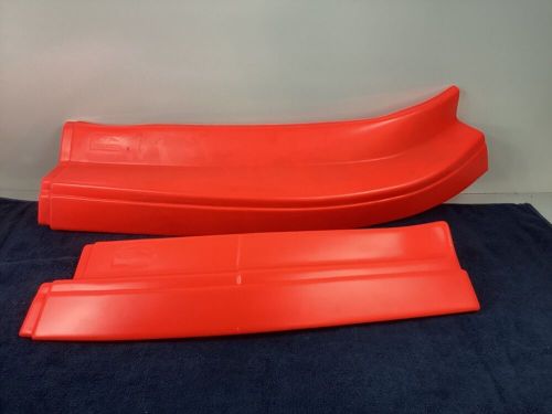 Five Star MD3 EVO Rush Dirt Late Model Lower Valance Full Set Fluorescent Red, US $129.95, image 4