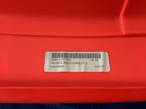 Five Star MD3 EVO Rush Dirt Late Model Lower Valance Full Set Fluorescent Red, US $129.95, image 6