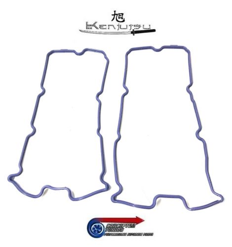 Rare blue silicone valve rocker cover gaskets - for nissan z33 350z vq3