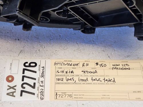 aftermarket 2015 2016 2017 2018 KIA SEDONA RIGHT HALOGEN HEADLIGHT AX72776, US $170.00, image 17