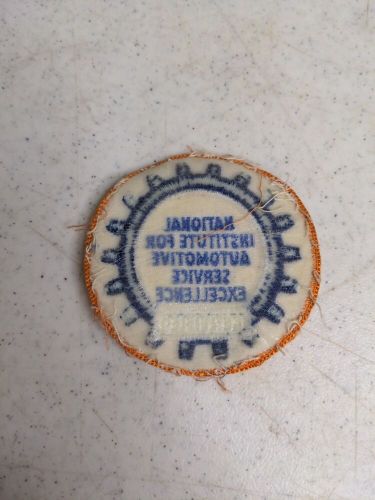 Vintage niase certified master auto technician 3" round patch