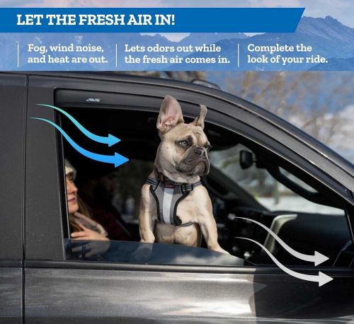 AVS In-Channel Rain Guards 19-24 Chevy/ GMC/ Silverado/ Sierra 1500- 194805 Smok, US $63.99, image 3