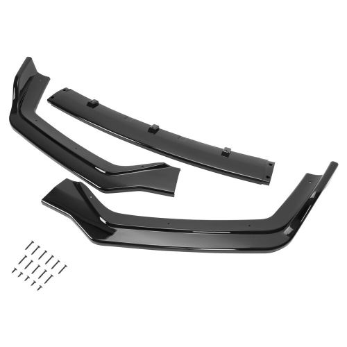 Fits Infiniti Q50 Sport 18-23 Gloss Black PP 3PC Front Bumper Lip Chin Splitter, US $41.00, image 8