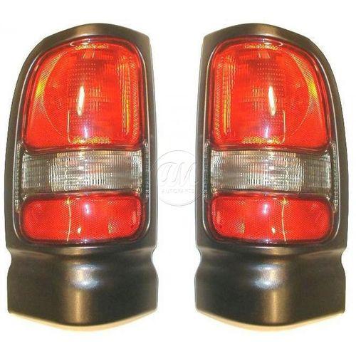 94-01 ram truck rear brake taillight taillamp light lamp left & right pair set