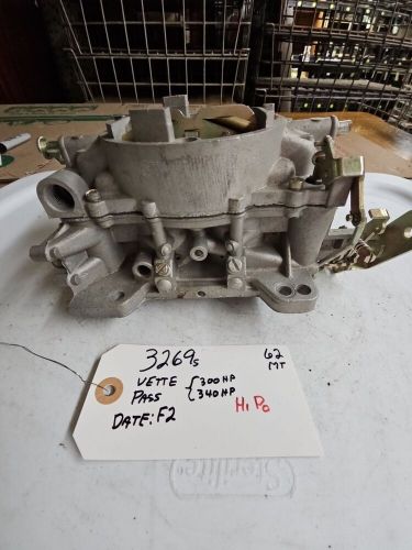 3269s F2 Chevy Corvette Passenger 1962 Vintage Original Carburetor, US $300.00, image 7