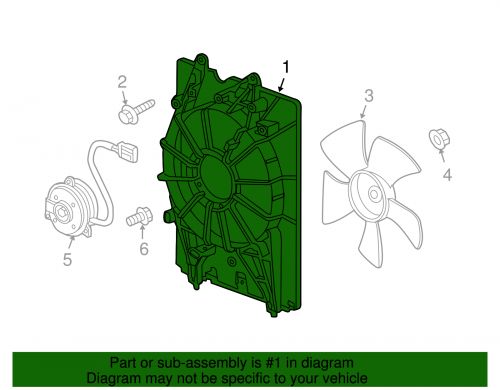 Genuine Honda Fan Shroud 19015-RN0-A01, US $82.24, image 2
