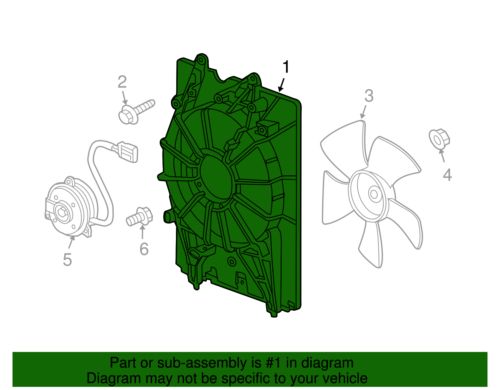 Genuine Honda Fan Shroud 19015-RN0-A01, US $82.24, image 4