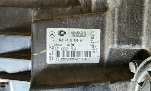 14-18 MERCEDES SPRINTER 2500 FRONT DRIVER SIDE LEFT HEADLIGHT OEM #A9068203661, US $499.00, image 5