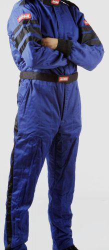 Racequip 120 Series Pyrovatex SFI-5 Racing Multi Layer Suit Blue Medium Tall, US $286.95, image 9