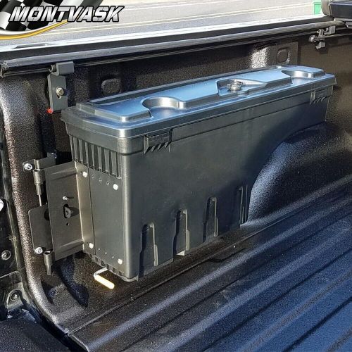 Truck bed storage box tool box left+right fit for 02-18 dodge ram 1500 2500 3500