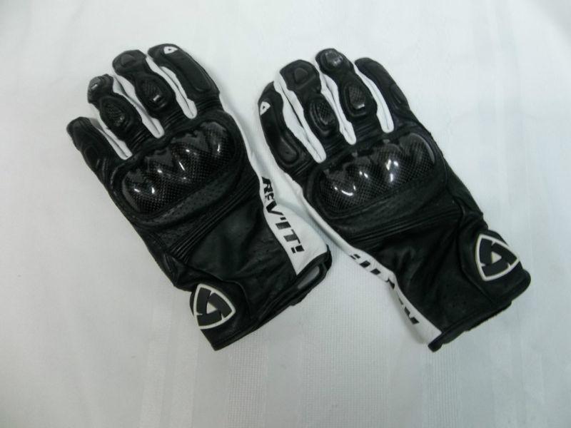 Rev'it airvolution black/white men's gloves size xxl fgs0501600 new  090502sc