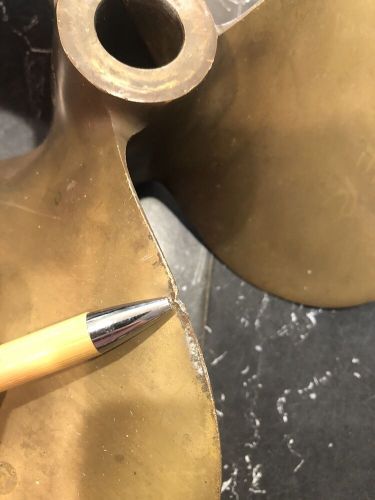 Vintage Chris-Craft 13” Boat Propeller 1014 RH 8 63 EQUI-POISE T-36 1” Shaft, US $179.95, image 6