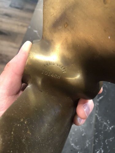 Vintage Chris-Craft 13” Boat Propeller 1014 RH 8 63 EQUI-POISE T-36 1” Shaft, US $179.95, image 8