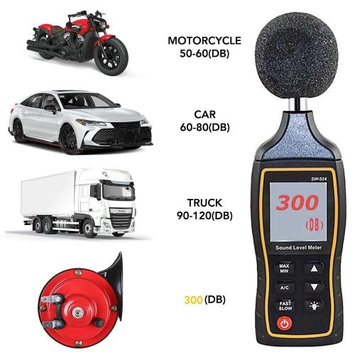 300DB Super Train Horn For Trucks SUV Car-Boat Motorcycles 12V Universal 2SET, US $24.99, image 2