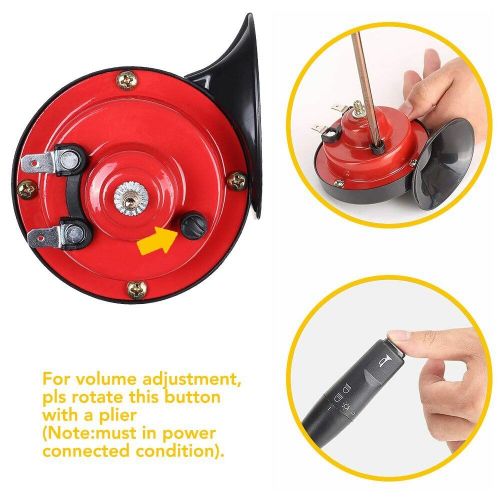 300DB Super Train Horn For Trucks SUV Car-Boat Motorcycles 12V Universal 2SET, US $24.99, image 10