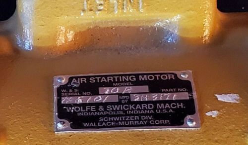 Air Starter 3H3171 Wolfe & Swickyard , US $1,300.00, image 4