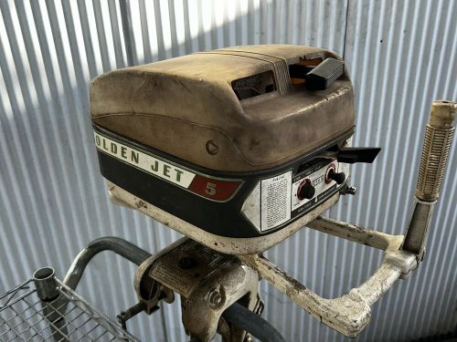 Vintage Eska Golden Jet 5 Outboard Motor - Rare Survivor, US $150.00, image 5
