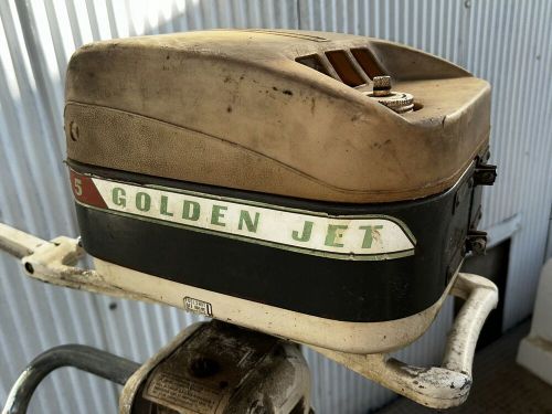 Vintage Eska Golden Jet 5 Outboard Motor - Rare Survivor, US $150.00, image 8