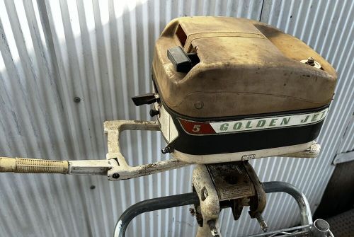 Vintage Eska Golden Jet 5 Outboard Motor - Rare Survivor, US $150.00, image 12