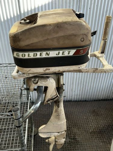 Vintage Eska Golden Jet 5 Outboard Motor - Rare Survivor, US $150.00, image 14