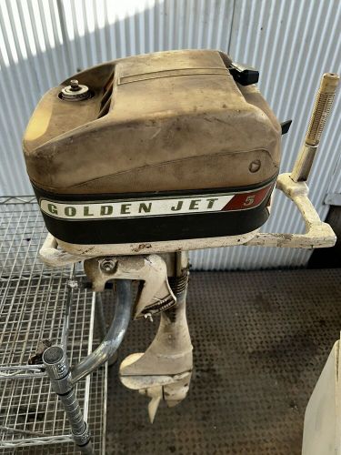 Vintage Eska Golden Jet 5 Outboard Motor - Rare Survivor, US $150.00, image 15