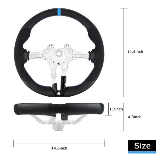 LOSCEHN Nappa Leather Steering Wheel For BMW M5 F10 F90 M6 F06 F12 F13 M8 F92, US $289.99, image 3