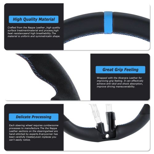 LOSCEHN Nappa Leather Steering Wheel For BMW M5 F10 F90 M6 F06 F12 F13 M8 F92, US $289.99, image 4