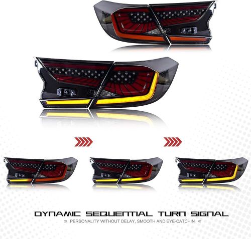 Dynamic Turn Signal LED Tail Lights for Honda Accord - Weather-Resistant Design, US $532.99, image 8