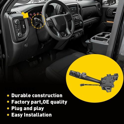 Turn Signal Switch For 2003-2006 Silverado Chevrolet 1500 2500 Cadillac Escalade, US $29.99, image 2
