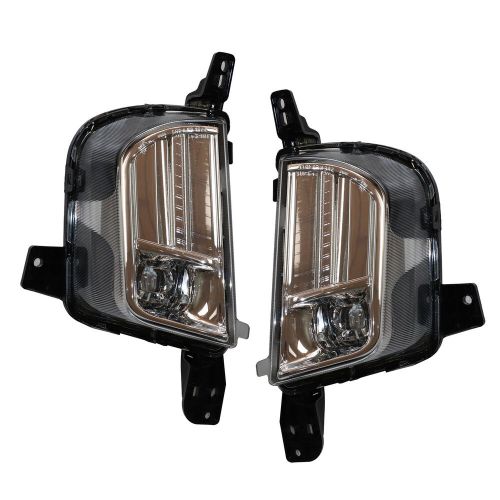 Pair For Ford Edge 2019-2022 LED Front Bumper Fog Lights Lamp w/ Cover Bezel Kit, US $108.97, image 17