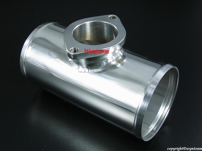 2.5" od type rs /s/rz bov blow off valve turbo ic stainless steel charge pipe 