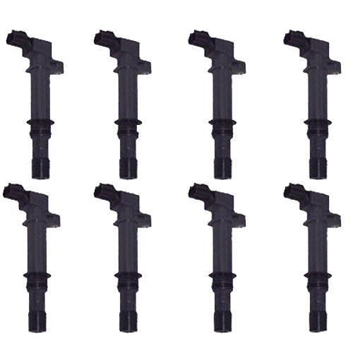 Ignition coil - set of 8 - jeep dodge chrysler mitsubishi - 3.7l v6 4.7l v8 new