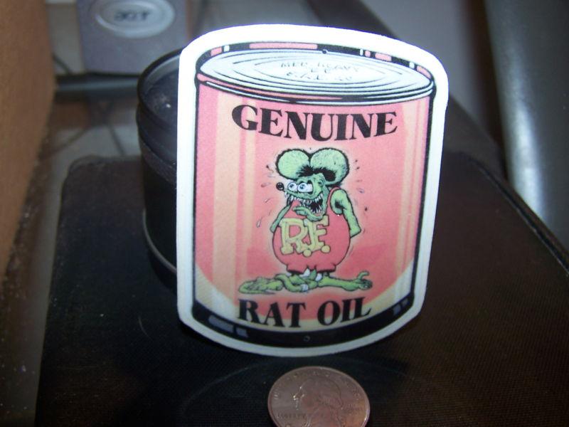 Genuine rat oil  - sticker  