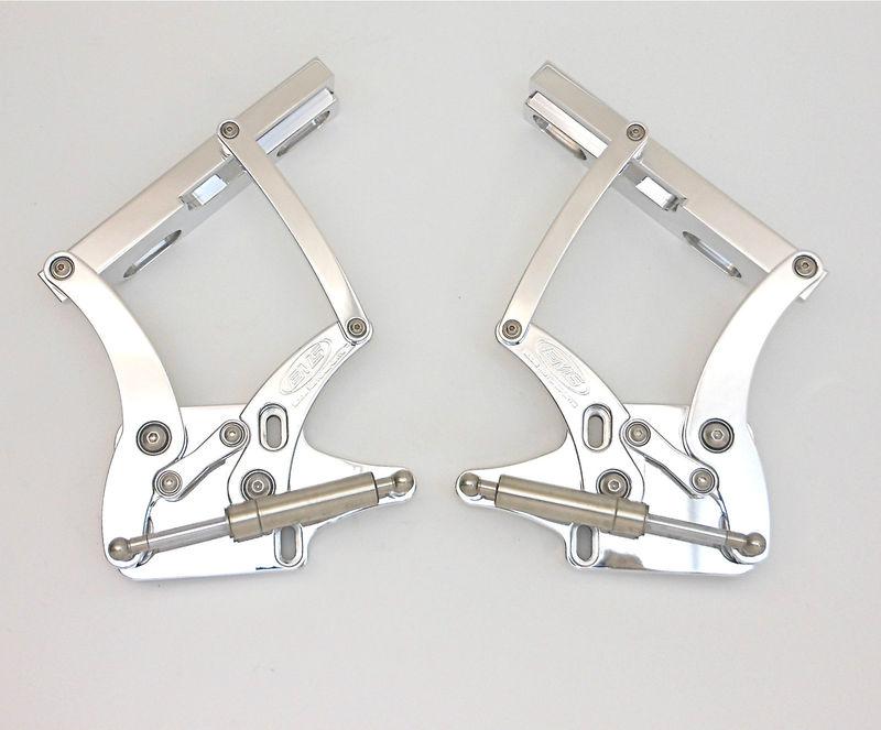 FORD MUSTANG BILLET HOOD HINGES 67-70 POLISHED MADE IN U.S.A., US $554.00, image 2