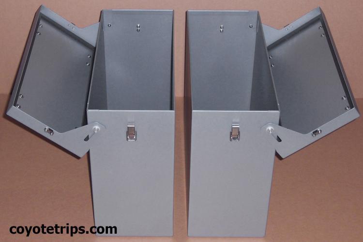 Motorcycle Aluminum Pannier, 33 liters, Hinged Lid; BMW GS, KLR, Tiger, Tenere, US $255.00, image 6