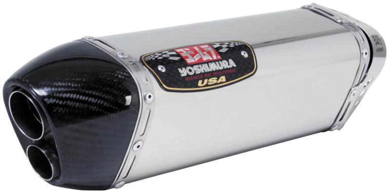 Yoshimura trc-d slip-on (single) - stainless steel muffler - cf end cap  1118315