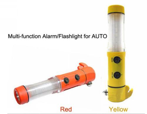 New car 4 in 1 flashlight hammer cutter emergency auto tool easy to carry