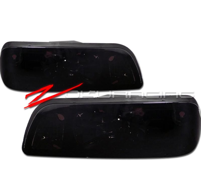 87-93 ford mustang 1pc head lights lamp+corner smoke