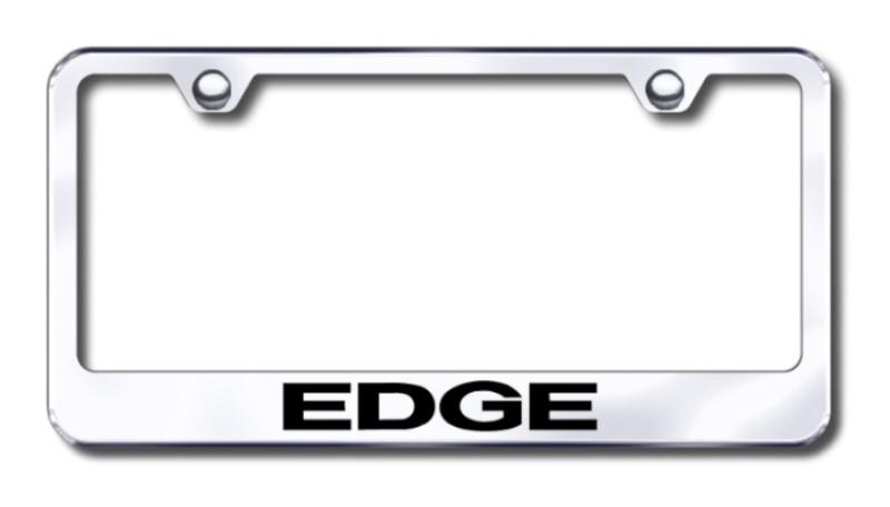 Ford edge  engraved chrome license plate frame -metal made in usa genuine