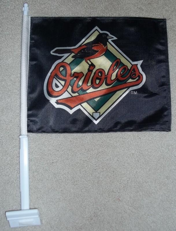 11''x13-1/2'' baltimore orioles car flag, new! 