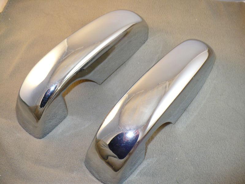 Triumph tr-2 tr-3 & 3a front bumper  overriders  orig. re-chromed show quality  